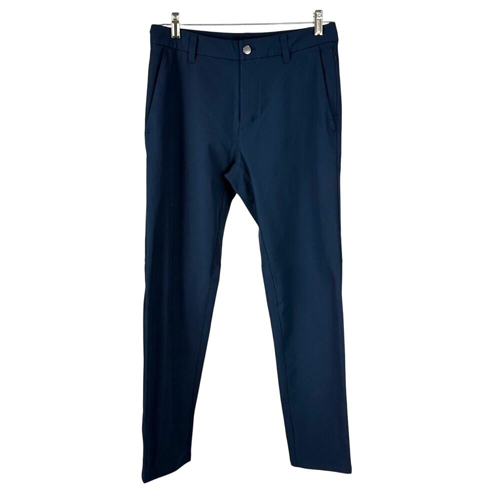 Lululemon Commission Pant Classic Warpstreme 30" True Navy Men's Size 29 EUC